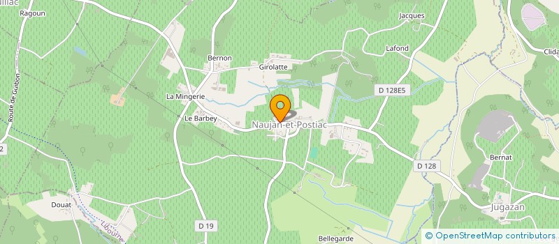 localisation de l'entreprise SCI BROUARD-LAGARDE  NAUJAN-ET-POSTIAC