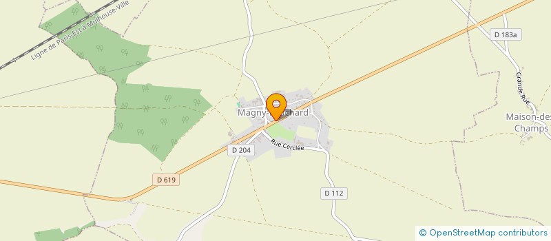 localisation de l'entreprise SCI BROUCAR  MAGNY-FOUCHARD