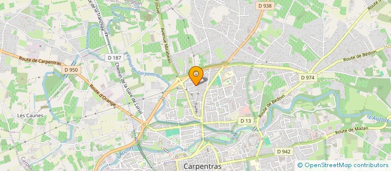 localisation de l'entreprise SCI BROUCHET-MAGGIORI  CARPENTRAS