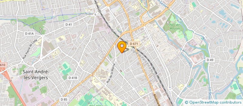 localisation de l'entreprise SCI BROUET à TROYES