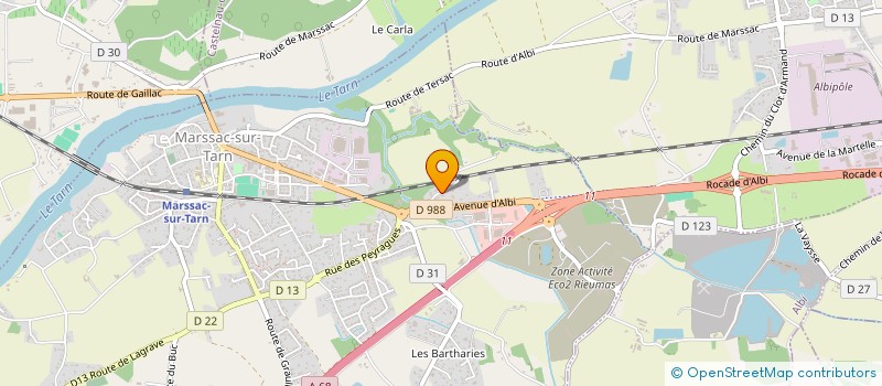 localisation de l'entreprise SCI BROUILLAC 88  TERSSAC