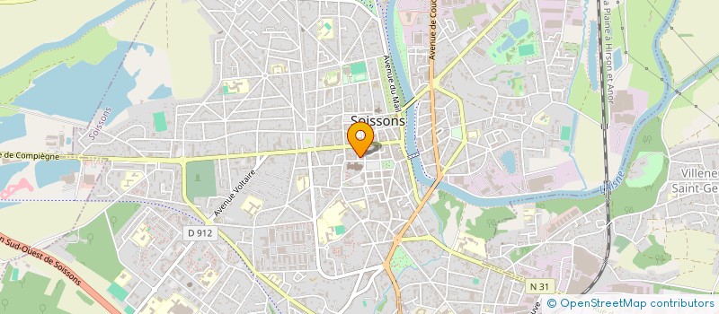 localisation de l'entreprise SCI BROUILLARD TUTIN à SOISSONS