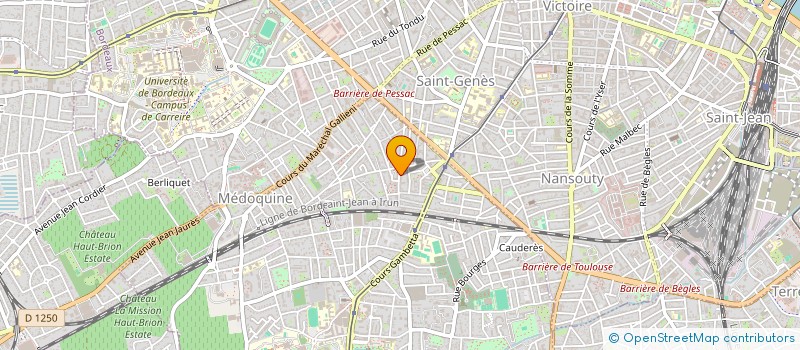 localisation de l'entreprise SCI BROUMERC  TALENCE