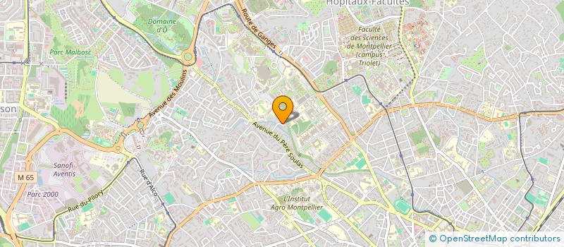 localisation de l'entreprise SCI BROUSSE à MONTPELLIER