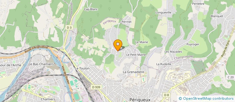 localisation de l'entreprise SCI BROUSSE DU 15 RUE MAUTREC à PERIGUEUX