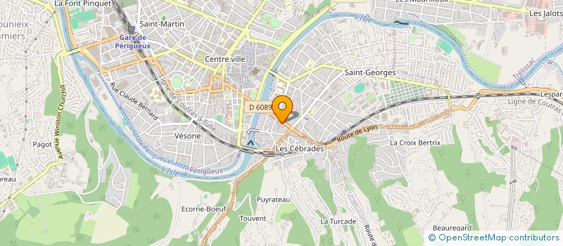 localisation de l'entreprise SCI BROUT à PERIGUEUX