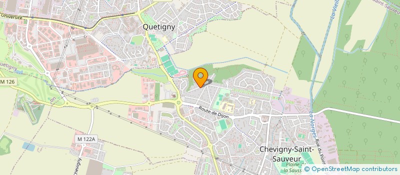 localisation de l'entreprise SCI BROUTARD  CHEVIGNY-SAINT-SAUVEUR