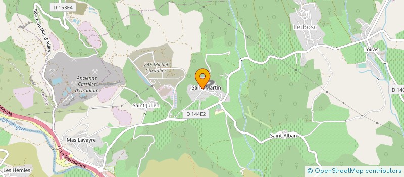 localisation de l'entreprise SCI BROUTE DE L EVEQUE  LODEVE