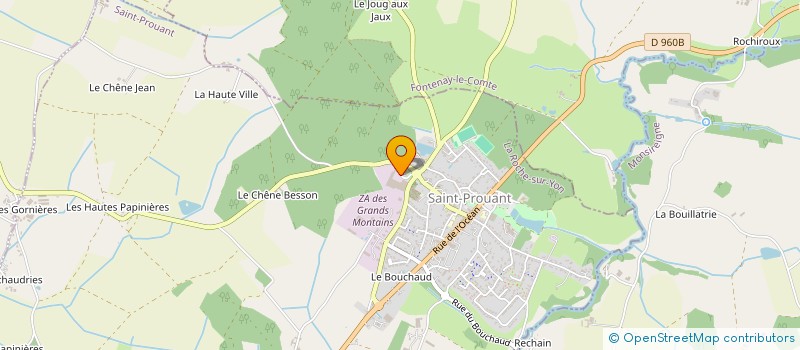 localisation de l'entreprise SCI BROVINCE  SAINT-PROUANT