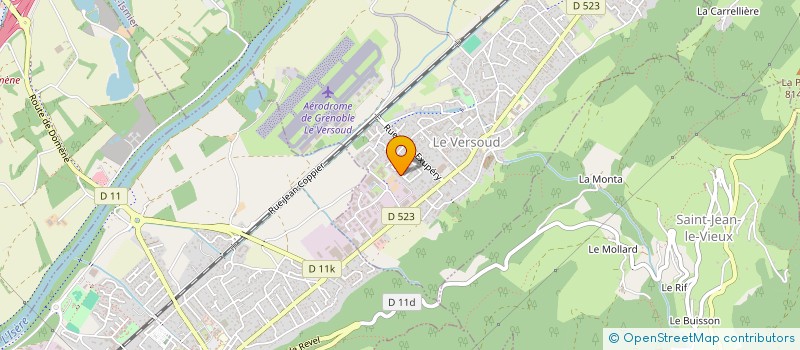 localisation de l'entreprise SCI BROZIN  ECHIROLLES