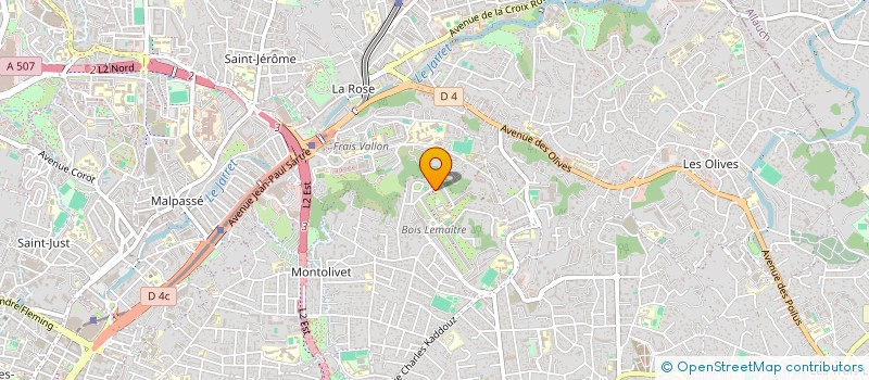 localisation de l'entreprise SCI BRR LES 6 à MARSEILLE