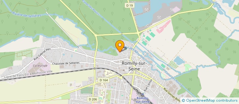 localisation de l'entreprise SCI BRS  ROMILLY-SUR-SEINE
