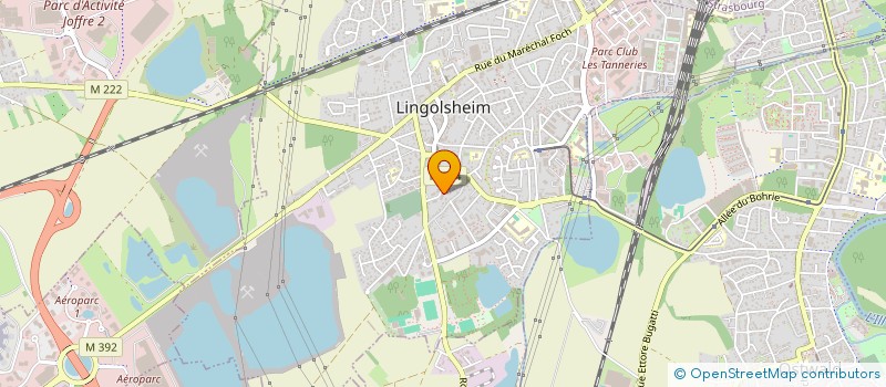 localisation de l'entreprise SCI BRT  LINGOLSHEIM