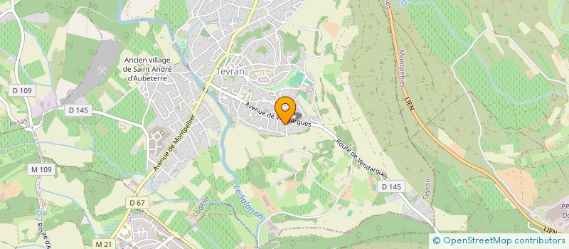 localisation de l'entreprise SCI BRU-ROUSSEL  TEYRAN