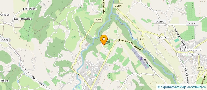 localisation de l'entreprise SCI BRUBE  SAINT-JEAN-EN-ROYANS