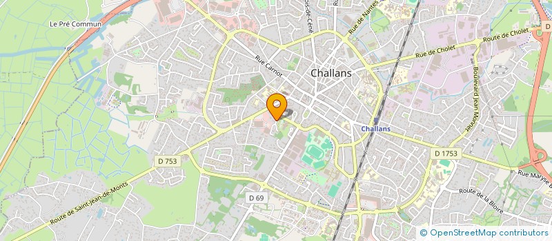 localisation de l'entreprise SCI BRUCHE à CHALLANS