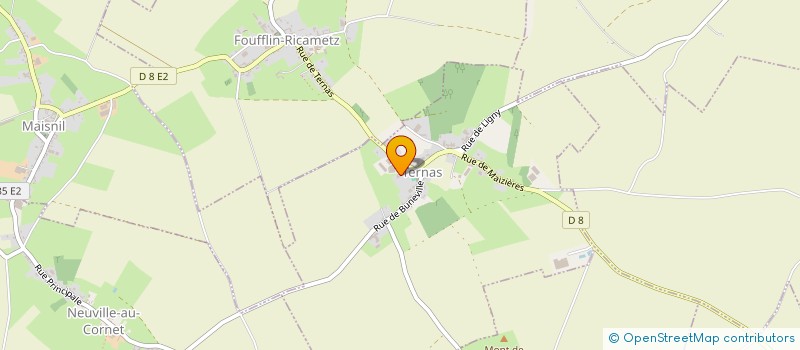 localisation de l'entreprise SCI BRUCHE  TERNAS