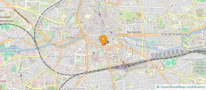 localisation de l'entreprise SCI BRUCHET  RENNES