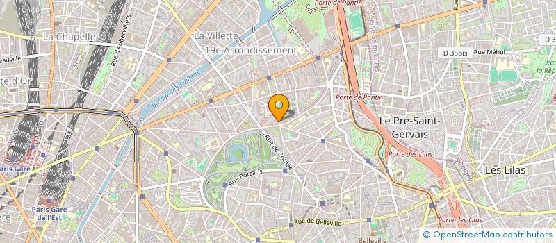 localisation de l'entreprise SCI BRUDEC  PARIS