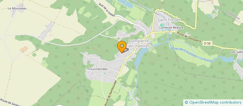 localisation de l'entreprise SCI BRUDER  DAMPIERRE-EN-YVELINES