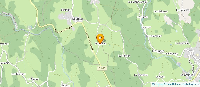 localisation de l'entreprise SCI BRUEL ET BAUVY  CEILLOUX