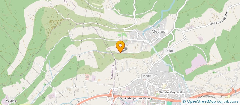 localisation de l'entreprise SCI BRUEYS  MEYREUIL