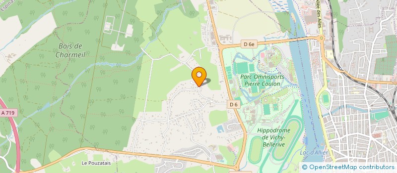 localisation de l'entreprise SCI BRUGERE PAUL  BELLERIVE-SUR-ALLIER