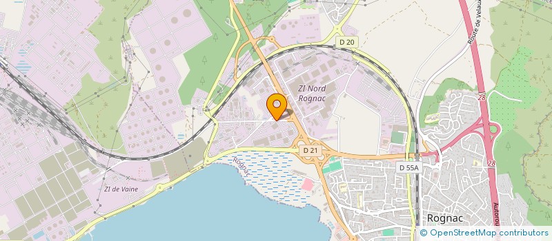 localisation de l'entreprise SCI BRUGES  ROGNAC