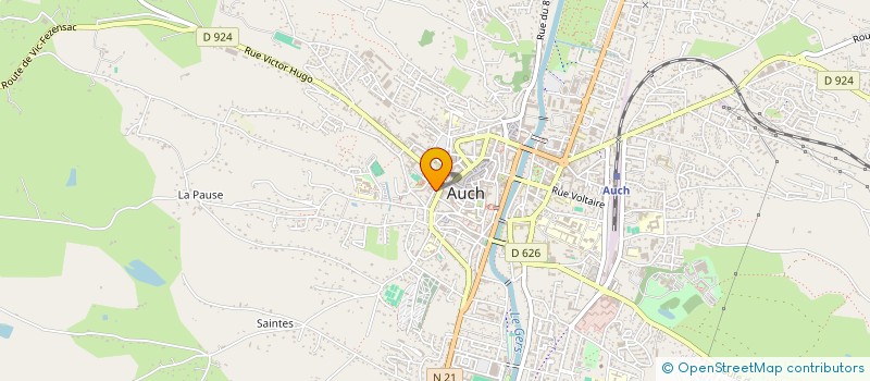 localisation de l'entreprise SCI BRUGIOLO  AUCH