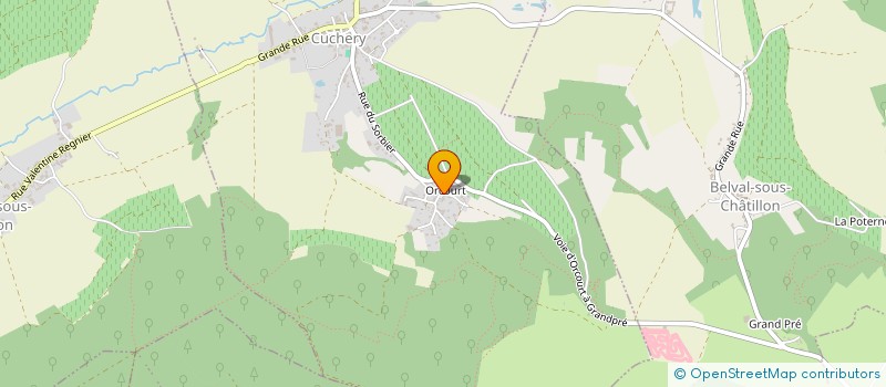 localisation de l'entreprise SCI BRUGNEAU  CUCHERY