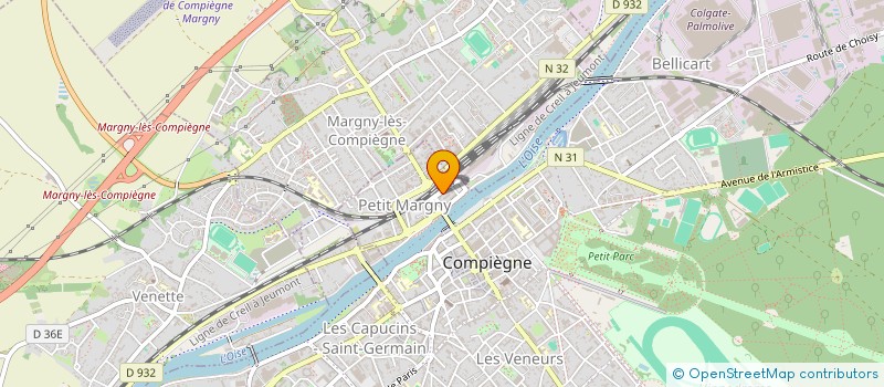 localisation de l'entreprise SCI BRUGUET ET CLEMENT  RESSONS-SUR-MATZ