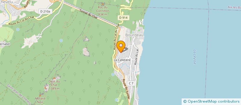 localisation de l'entreprise SCI BRUIJNSE  LE BOURGET-DU-LAC