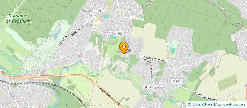 localisation de l'entreprise SCI BRUILLON  SANTENY