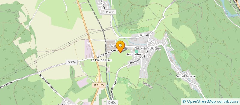 localisation de l'entreprise SCI BRUJEMASE  VAUX-EN-BUGEY