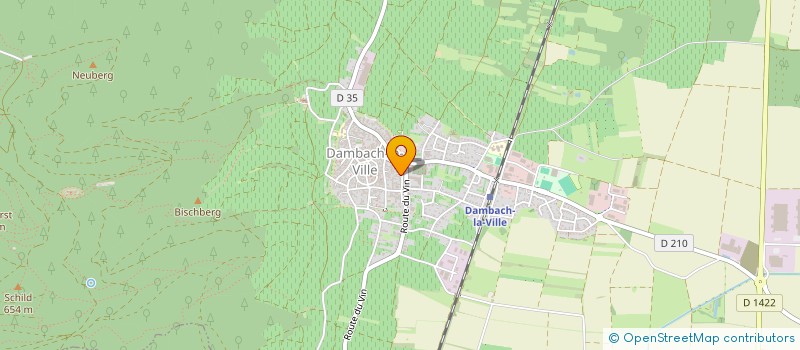 localisation de l'entreprise SCI BRUJU  DAMBACH-LA-VILLE