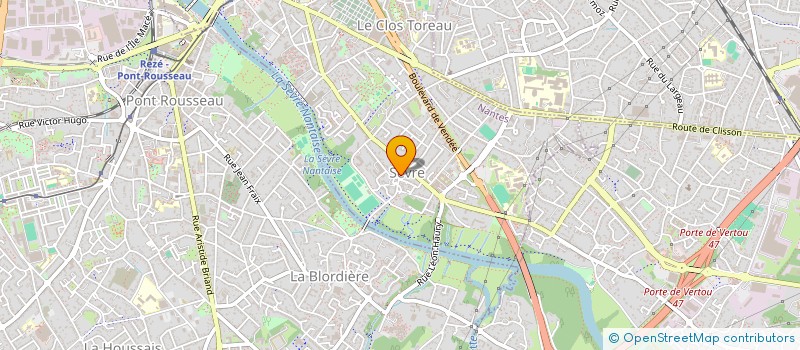 localisation de l'entreprise SCI BRUL'TOIT à NANTES