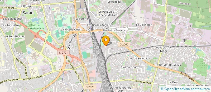localisation de l'entreprise SCI BRULARD POISSONNIERE à SARAN