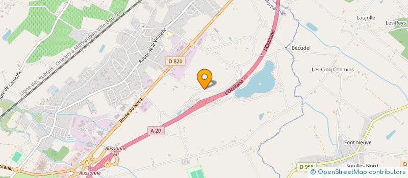 localisation de l'entreprise SCI BRULHO  MONTAUBAN