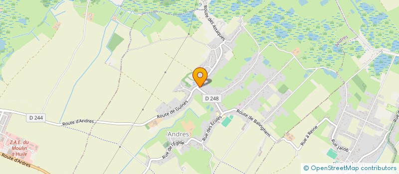 localisation de l'entreprise SCI BRULIN-VANROOSE  ANDRES