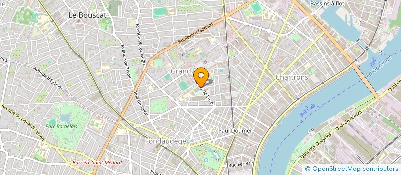 localisation de l'entreprise SCI BRULUDEM  BORDEAUX