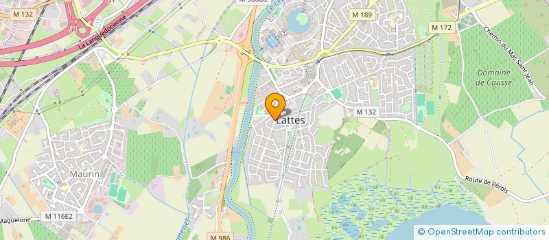 localisation de l'entreprise SCI BRUMA à LATTES