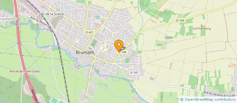 localisation de l'entreprise SCI BRUMACTE  BRUMATH