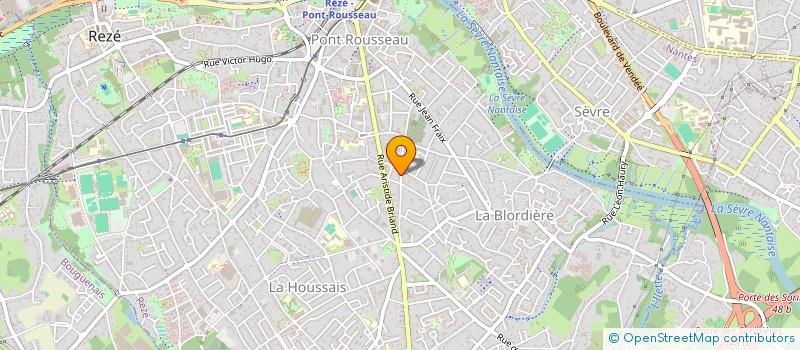 localisation de l'entreprise SCI BRUMAFLOLE  REZE