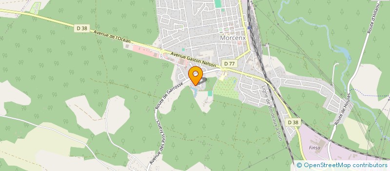 localisation de l'entreprise SCI BRUMARC  MORCENX-LA-NOUVELLE