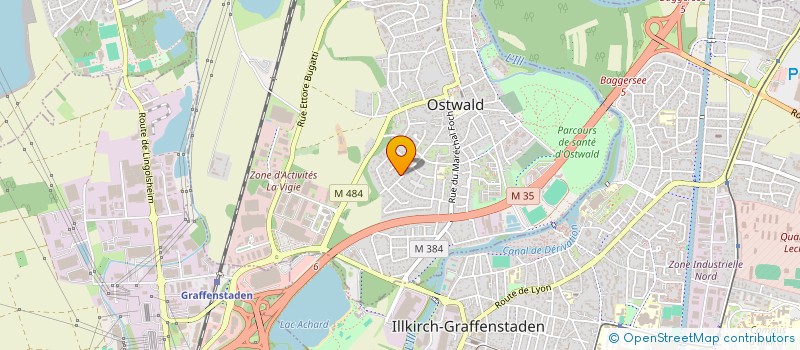 localisation de l'entreprise SCI BRUMATHOME  OSTWALD