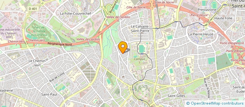 localisation de l'entreprise SCI BRUMMELL à CAEN