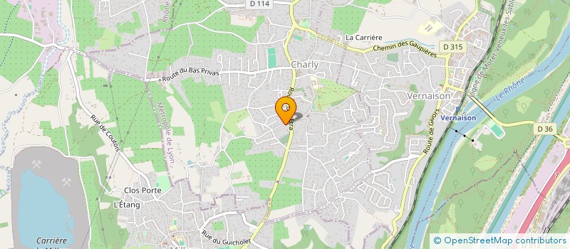 localisation de l'entreprise SCI BRUMPT FROISSARD  CHARLY