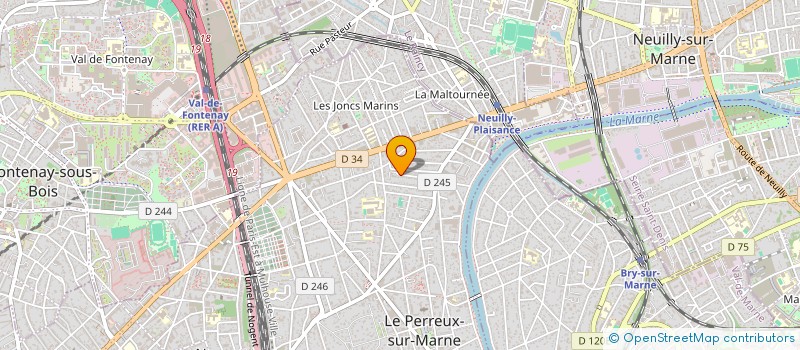 localisation de l'entreprise SCI BRUMUFER  LE PERREUX-SUR-MARNE