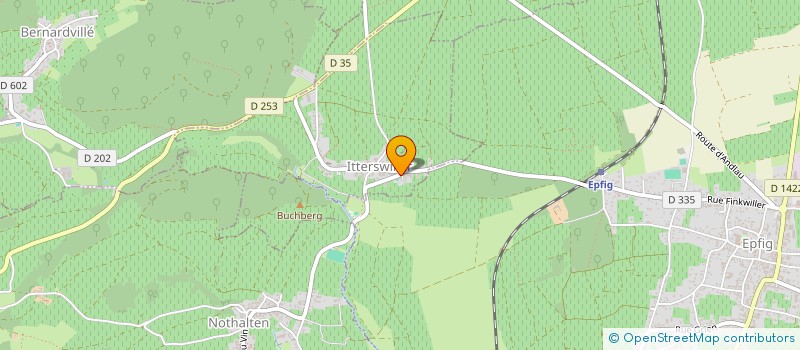 localisation de l'entreprise SCI BRUMYL 2 F  ITTERSWILLER