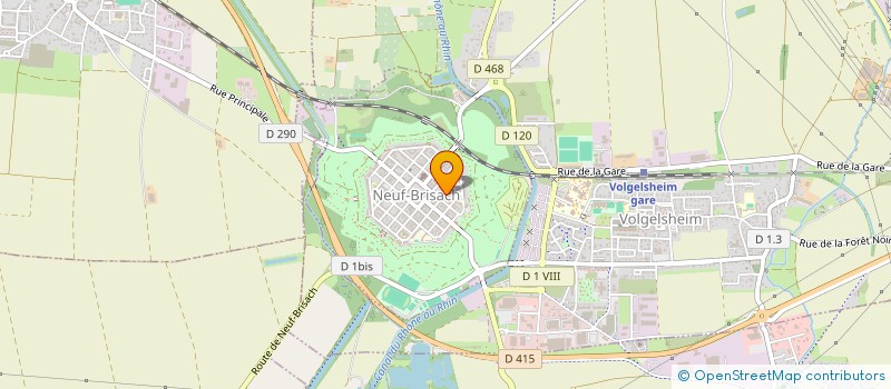 localisation de l'entreprise SCI BRUN  NEUF-BRISACH